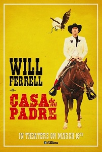 Will Farrell movie poster with Cut and Shoot font from Wild West Press
