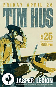 A concert poster using a font from the American Poster Fonts of World War II font set