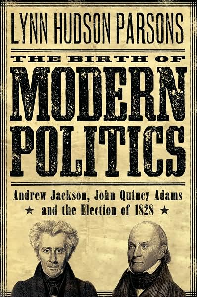 book cover for Modern Politics, featuring Ashwood Condensed, a font from the Wild West Press font set