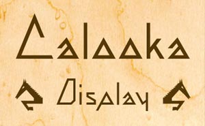 Cover art for the angular Art Deco font WF Calooka