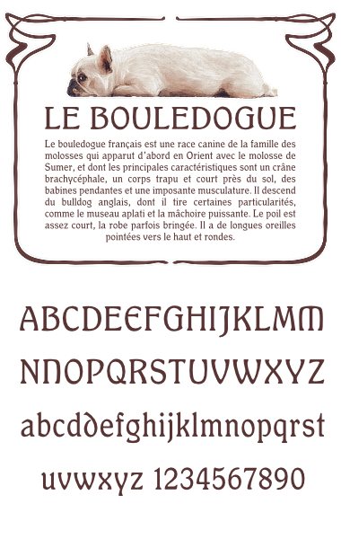 WF Rienzie Versalien is a German Jugendstil Art Nouveau font. Completely redrawn and featuring support for most European languages