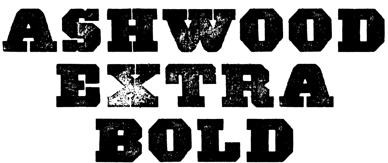 A Wild West style font called Ashwood Extra Bold from the Walden Font Co. It is part of the Wild West Press set of fonts.