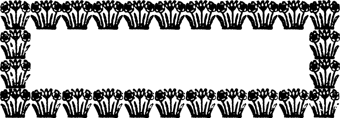 A Colonial 18th century style font called "Daisy Border" from the Walden Font Co. It is part of the Minuteman Printshop set of fonts.