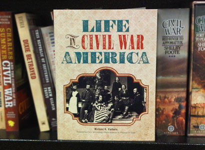 cover design for a civil war book with Ashwood Extra Bold, a font from the Wild West Press font set