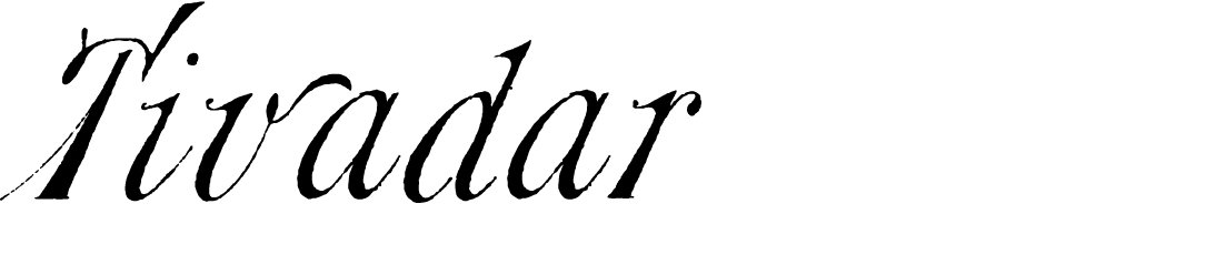 A 19th century font called Tivadar WF from the Walden Font Co. It is part of the New Victorian Printshop set of fonts.